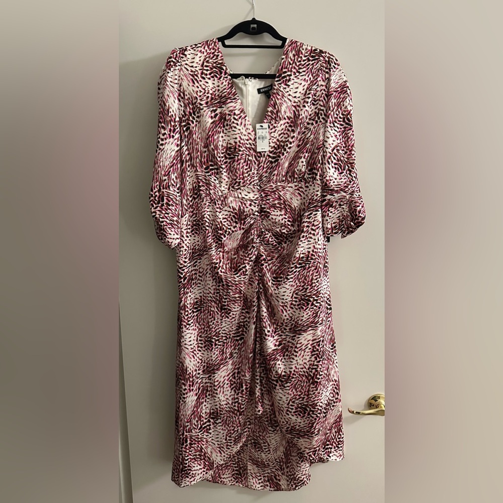 Express Vibrant Patterned Dress